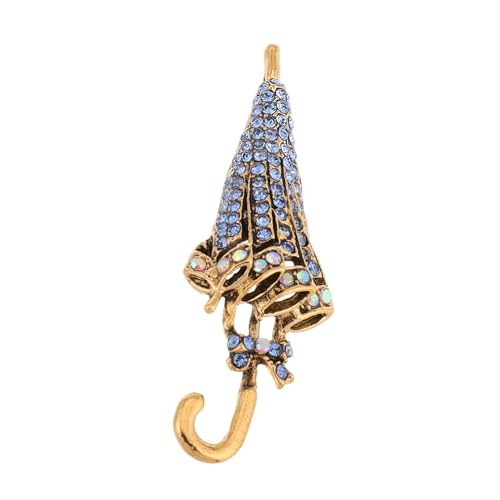 VANZACK Eleganter Strass -regenschirm Brosche Kleidung Stilvolle Brosche Pin Schalstift Für Frauen Brosche Für Anzüge Zierlampe Pin Frauen Kleidung Brosche Brosche von VANZACK