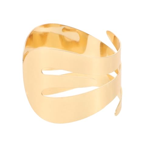 VANZACK Elegantes Damen Armband mit Offenem Minimalistischer Geometrischer Manschette Hochglänzende Oberfläche Verstellbares für Outfits VANZACK Elegantes Damen Armband mit Offenem Minimalistischer Geometrischer Manschette Hochglänzende Oberfläche Verstellbares für Outfits von VANZACK