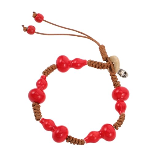 VANZACK Feng Shui Gourd Armband aus Keramik mit Glücksperlen Leichtes Unisex Schmuckstück für Alltag und Geschenk Symbolisiert Wohlstand und Segen Accessoire für Damen und Herren von VANZACK