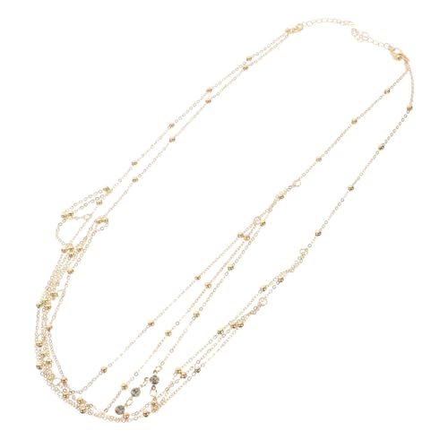 VANZACK Frauen Körperkette Kette für Strand Nachtclub Brustkette mit Design für Partys Festivals Leicht von VANZACK