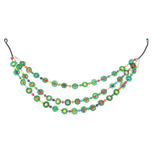 VANZACK Frauen Retro Bohemia Halskette Holzperlen Kokosnuss mit Handgefertigtem Anhänger Modischer Strand Schmuck für Damen für Muster von VANZACK