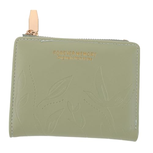VANZACK Frauen mit großer Kapazität von Frauen kleines Münztäschchen Süße Brieftasche kleine Geldbörse Geldbeutel Mini-Tasche Mini-Geldbörse PU- Hellgrün von VANZACK