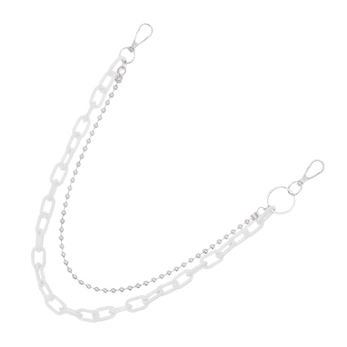 VANZACK Geometrische Körperkette würfelunterlage einhelll hiphop party-mitgebsel eisend tripse Gürtelketten Punk-Schmuck Zubehör Körperkette Taille Punk-Ketten Kettengürtel für Damen Weiß VANZACK Geometrische Körperkette würfelunterlage einhelll hiphop party-mitgebsel eisend tripse Gürtelketten Punk-Schmuck Zubehör Körperkette Taille Punk-Ketten Kettengürtel für Damen Weiß von VANZACK