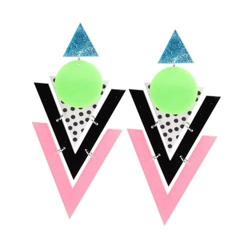 VANZACK Geometrische Ohrhänger Damen Mehrschichtige Dreieck Ohrringe Extravaganter Boho Stil Leicht Tragbar Modischer Schmuck für Alltag und Party VANZACK Geometrische Ohrhänger Damen Mehrschichtige Dreieck Ohrringe Extravaganter Boho Stil Leicht Tragbar Modischer Schmuck für Alltag und Party von VANZACK