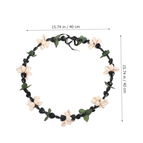 VANZACK Graduation Halskette Handgefertigt Hawaii Stil Perlen Krone Abschluss Schmuck für Luau Party und Feier von VANZACK