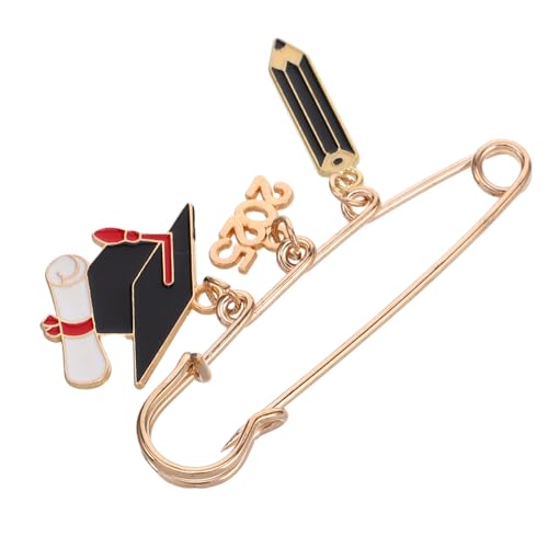 VANZACK Graduierungs Mütze Brosche Anstecknadel Kreatives Accessoire für Absolventen Einzigartiges Souvenir für Feiern Flexible Verwendung Jacken Besondere an Abschluss von VANZACK