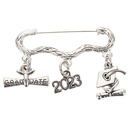 VANZACK Graduierungsbrosche Sicherheitsnadel mit Einzigartigem Design Dekorative Anstecknadel für Kleidung Taschen Hüte Praktisch für Absolventen Geschenkidee für Lehrer Klassenkameraden von VANZACK