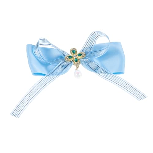 VANZACK Grüne Glitzer Brosche mit Perlenanhänger Dekorative Anstecknadel für Damenkleidung Eleganter Schmuck für Anzug und Bluse Modisches Accessoire für Frauen Stilvolle Geschenkidee von VANZACK