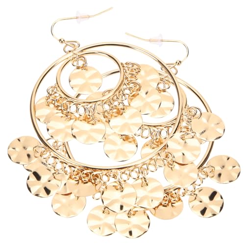 VANZACK Hängende Pailletten Ohrringe für Frauen Exaggerierte Tropfenohrringe Hochwertigem Metall für Partys Hochzeiten und Täglichen Gebrauch von VANZACK