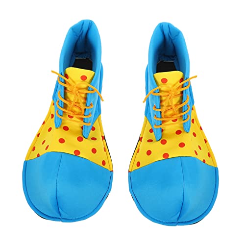 VANZACK Halloween Clownschuhe Erwachsene Große Cosplay Schuhe für Karneval Kostüm Party Bühnenauftritt Blau Komfortabel Langlebig von VANZACK