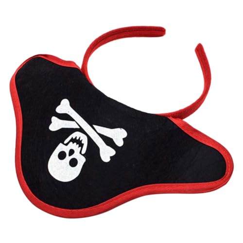 VANZACK Halloween Piraten Haarreif Cosplay Stirnband Leicht Atmungsaktiv für Kostümparty Karneval und Themenfeier Komfortabel Festliche Halloween Kopfbedeckung Zubehör von VANZACK