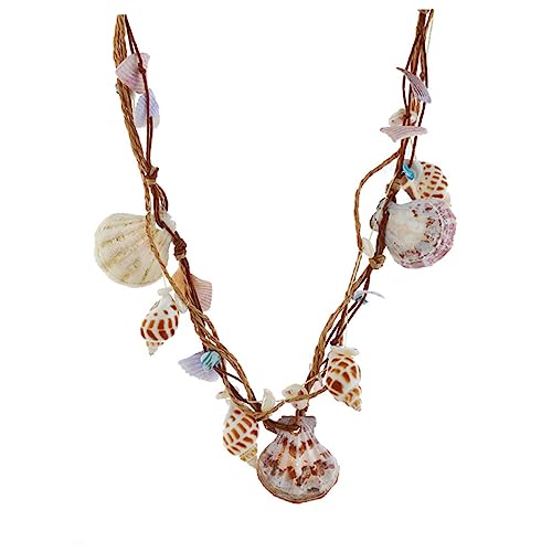 VANZACK Handgefertigte Halskette für Damen Natürliche Anhänger Kette im Sommerstil für Strand Party Langlebig Komfortabel von VANZACK