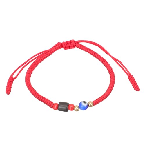 VANZACK Handgefertigtes Evil Eye Armband aus Rotem Faden Verstellbares Frauenarmband Flexibles Modisches Handgelenkschmuckstück zu Valentinstag und Muttertag VANZACK Handgefertigtes Evil Eye Armband aus Rotem Faden Verstellbares Frauenarmband Flexibles Modisches Handgelenkschmuckstück zu Valentinstag und Muttertag von VANZACK