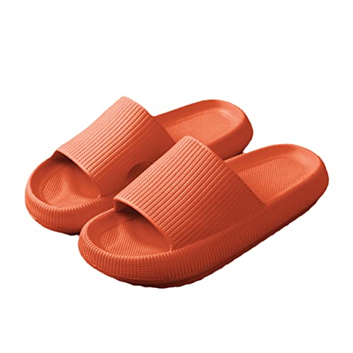 VANZACK Hausschuhe Damen und Herren Badeschuhe mit Dicker Sohle Atmungsaktive Rutschfeste Indoor Slipper aus Leichtem EVA Material Komfortabel und Modisch für Zuhause Hotel Pool Sommer von VANZACK