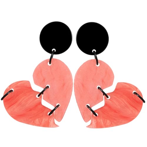 VANZACK Herz Ohrstecker Damen Modisch Valentinstag Hochzeit Alltag Schmuckaccessoire von VANZACK