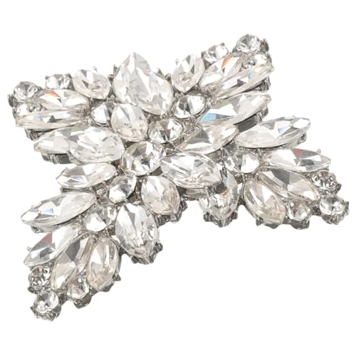 VANZACK Hochzeitsschuh Clips mit Abnehmbaren Strasssteinen Schuhschnallen für Damen Funkelnde Schuhanhänger für Brautschuhe und High Heels Vielseitiges Schuhzubehör für Festliche Anlässe von VANZACK