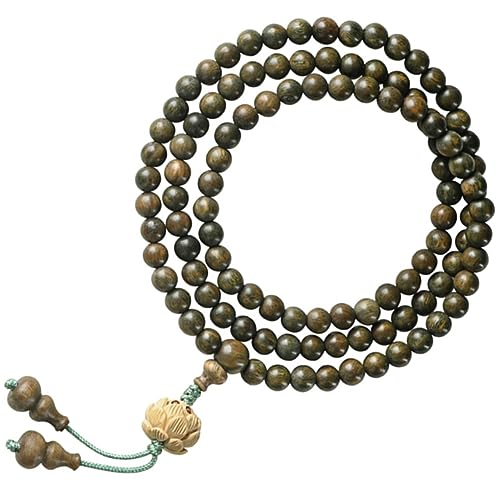 VANZACK Holz Gebetsperlen Armband Sandelholz Perlen Unisex Für Meditation Yoga Robustes Design Für Männer Frauen Langlebig VANZACK Holz Gebetsperlen Armband Sandelholz Perlen Unisex Für Meditation Yoga Robustes Design Für Männer Frauen Langlebig von VANZACK