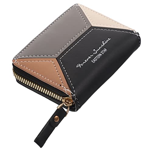 VANZACK Kartenetui Kartenhalter PU Geldbörse mit Münzfach für Damen Multifunktions Kartentasche RFID Geschützt Tragbar für Studenten und Berufstätige von VANZACK