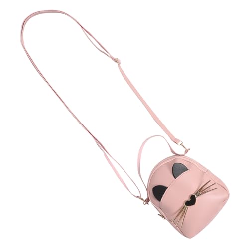 VANZACK Kinderprinzesack süße Umhängetaschen süße Teening -Geldbörse kleine Crossbody -Geldbörsen Katzendruckbilanz süße Katzentasche kleine Umhängetasche Kleine süße Handtasche Pu Rosa von VANZACK