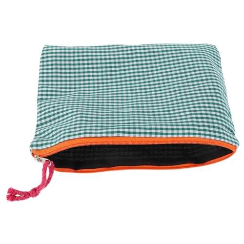 VANZACK Kleine Kosmetiktasche für Damen Toilettentasche Baumwoll mit Retro Farben Vielseitiger Organizer für Make Up Schreibwaren für Reisen von VANZACK