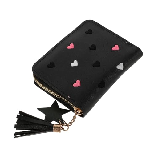 VANZACK Kleine Geldbörse Für Frauen Mit Reißverschluss Multifunktionale Geldbörse Für Karten Und Münzen Für Unterwegs Strapazierfähigem Pu-Material von VANZACK