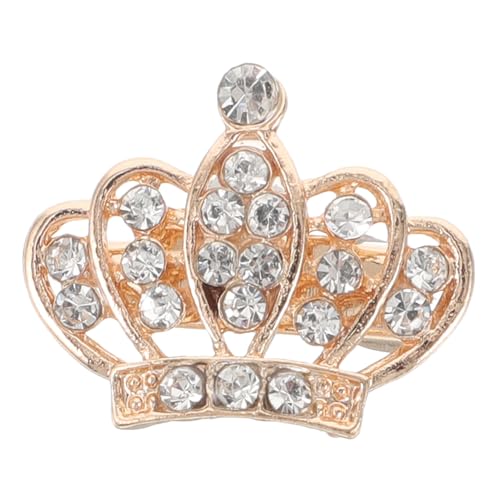 VANZACK Kronenbrosche für Damen mit Funkelnden Strasssteinen Elegantes Accessoire für Hochzeiten Anlässe Festlichkeiten Vielseitige Anstecknadel zur Verschönerung von Kleidung Schals von VANZACK
