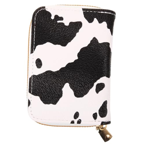 VANZACK Kuhmuster Kartenetui Damen Kleines Portemonnaie PU mit Vielen Fächern und Leichtes Kartenhalter Wallet für Unterwegs Modisches Design Weiß für Kreditkarten und Münzen VANZACK Kuhmuster Kartenetui Damen Kleines Portemonnaie PU mit Vielen Fächern und Leichtes Kartenhalter Wallet für Unterwegs Modisches Design Weiß für Kreditkarten und Münzen von VANZACK