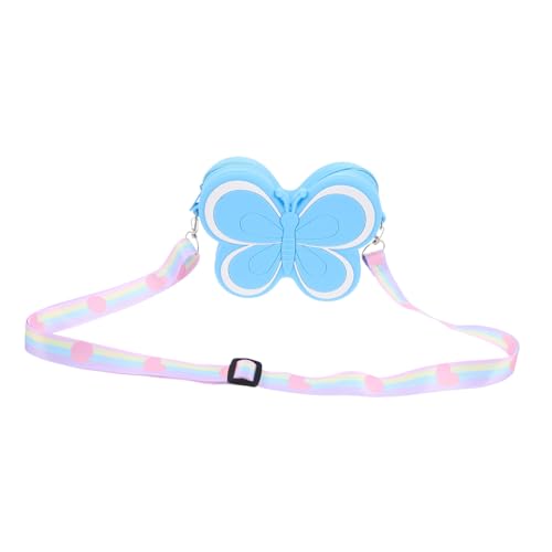 VANZACK Girls Purse Aus Silikon Schmetterlingsform Niedliche Mini-geldbörse Für Junge Mädchen Crossbody Tasche Für Mädchen Für Kleingeld Und Kleine Gegenstände von VANZACK