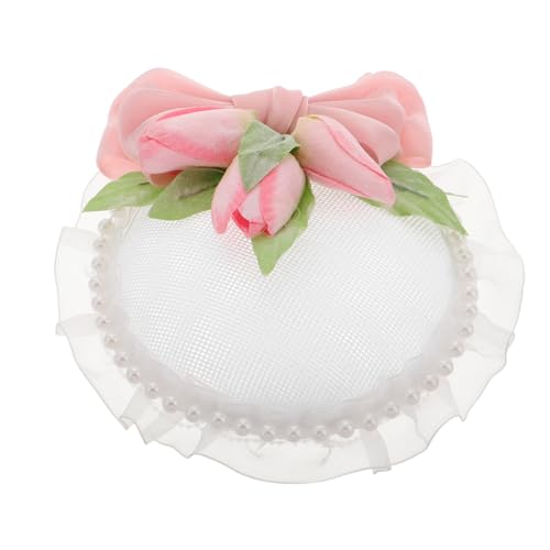 VANZACK Schöner Lolita-minihut-haarspange Für Cosplay Und Besondere Anlässe Verarbeitete Haarspange Für Lolita Perlenhaarteil Und Kopfschmuck von VANZACK