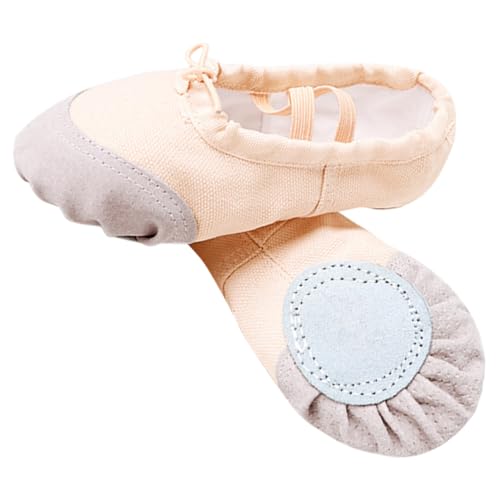 VANZACK Mädchen Ballettschuhe Weiche Sohle Atmungsaktiv Elastisch Leichtgewichtig Für Praxis Standardgröße von VANZACK