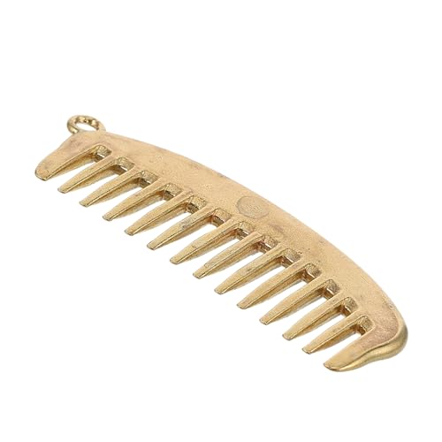 VANZACK Mini-kamm-schlüsselanhänger Metall-diy-accessoire-anhänger Kleiner Bartkamm Für Männer Schlüsselanhänger-anhänger Mini-kamm-hängedekoration Herstellung Von Anhängern von VANZACK