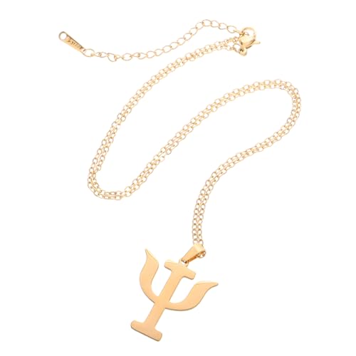 VANZACK Minimalistische Titanstahl Halskette Kerzenleuchter Anhänger Hautfreundlich Verfärbungsbeständig Leichtes Design Damen Schmuck von VANZACK