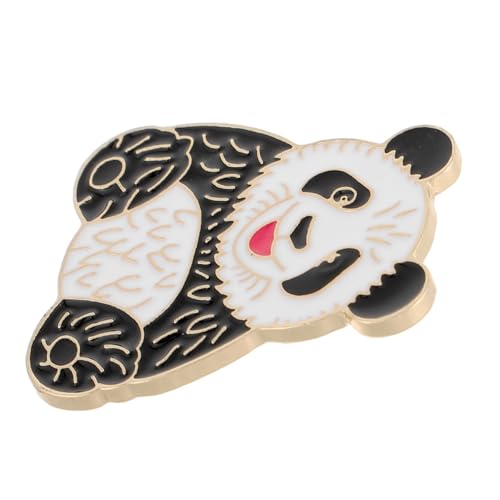 VANZACK Niedliche Panda Brosche aus Stabilem Metall Cartoon design DIY Anstecknadel für Kleidung und Accessoires Dekorativer Button für Cardigan Pullover und DIY Bastelprojekte von VANZACK