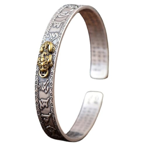 VANZACK Offenes Armband für Herren Kreatives Buddhistisches Herzarmband Einzigartiges Design für Alltag oder Besondere Anlässe von VANZACK