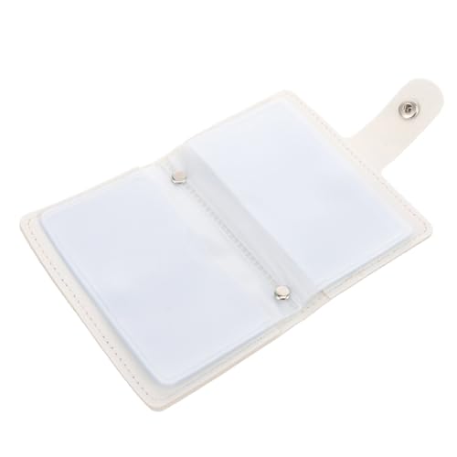 VANZACK PU Kartenetui mit Knopfdesign Kompakter Kartenhalter aus Robustem PU Material Praktisches Outdoor Portemonnaie mit Großem Fassungsvermögen für Kreditkarten Ausweise und von VANZACK