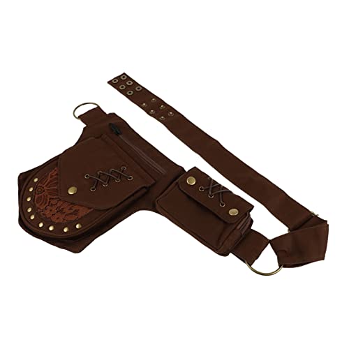 VANZACK Pack Gürteltasche Taille Fanny Vintage Hüfttasche Handy-hüfttasche Männer Crossbody-handyhalter Hüfttasche Mit Mehreren Taschen Eisen Brown VANZACK Pack Gürteltasche Taille Fanny Vintage Hüfttasche Handy-hüfttasche Männer Crossbody-handyhalter Hüfttasche Mit Mehreren Taschen Eisen Brown von VANZACK