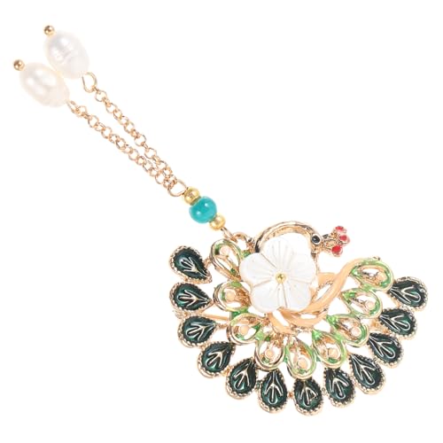 VANZACK Peacock Brosche für Damen Tierbrosche für Kleidung Schals Taschen und Hüte Vintage Design mit Hochwertigem Material Perfektes Accessoire für Besondere Anlässe von VANZACK