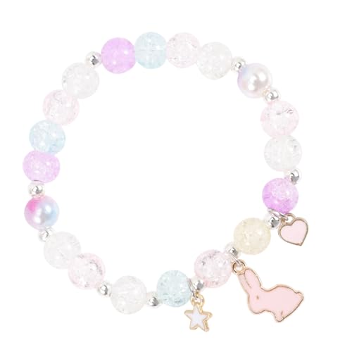 VANZACK Perlen Armband mit Hasen Charm Bunte Cartoon Armbänder für Frauen Mädchen und Teenager Perfektes für Geburtstag Ostern Weihnachten und von VANZACK