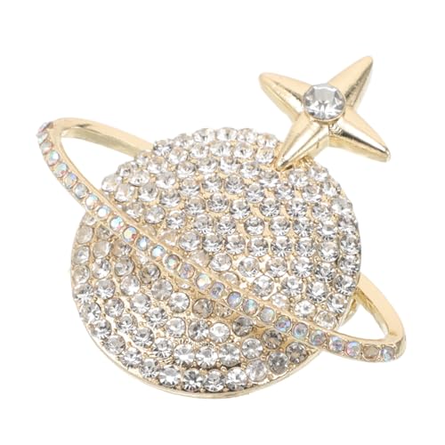 VANZACK Planet Brosche für Goldene Anstecknadel Süßes Design für Kleidung Rucksäcke Besondere Anlässe Geschenkidee mit Einzigartiger Ausstrahlung von VANZACK