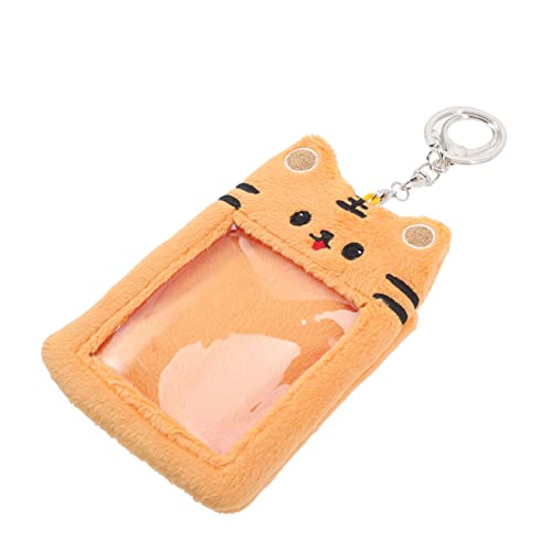 VANZACK Plüsch Fotokartenhalter Schlüsselanhänger Cartoon Ausweishülle Kawaii Kartenetui Sanft Kompakt Leicht Für Mädchen und Erwachsene von VANZACK