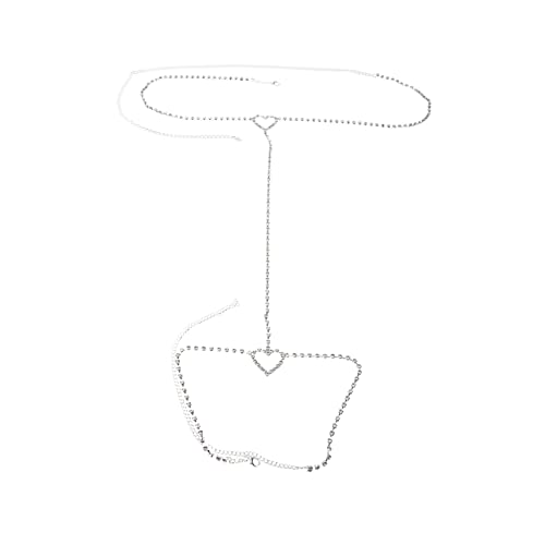 VANZACK Rhinestone Oberschenkelkette Hochwertigem Legierungsmaterial für Damen Körperkette für Bikinis Sommeroberteile und Partykleider Romantisches Accessoire für Besondere Anlässe von VANZACK