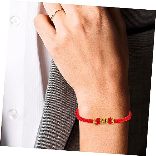 VANZACK Rope Armband und Fußkettchen Handgefertigt Geflochtenes Schmuckstück für Unisex Glücksbringer mit Knotenverschluss Modischer Charms Look für Valentinstag und Jahrestag von VANZACK