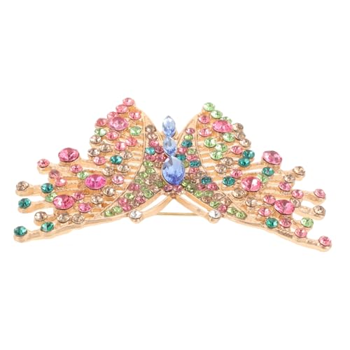 VANZACK Schillernde Brosche mit Bunten Kristallen Anstecknadel für Damen Vielseitig Einsetzbar Schmuck für Kleidung Schuhe oder Rucksäcke VANZACK Schillernde Brosche mit Bunten Kristallen Anstecknadel für Damen Vielseitig Einsetzbar Schmuck für Kleidung Schuhe oder Rucksäcke von VANZACK