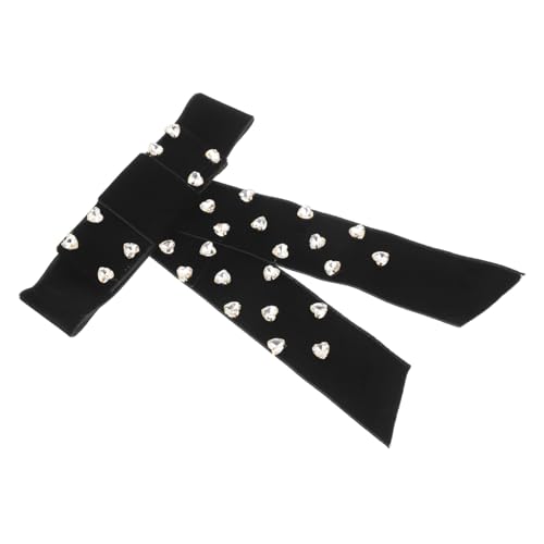 VANZACK Schleifen Haarspange für Dickes Haar Stabiler Frühlingsclip für Frauen Haarschmuck für Besondere Anlässe Verziert mit Funkelnden Strasssteinen Rutschfest Zuverlässig von VANZACK