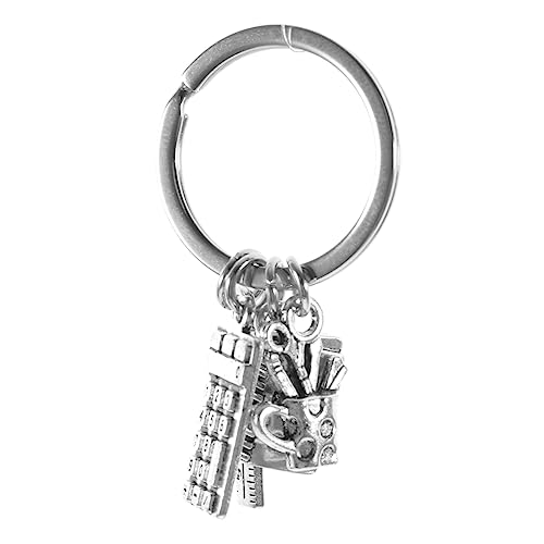 VANZACK Schlüsselanhänger Schlüsselhalter Zum Lehrertag Kindergartenlehrer Schlüsselketten Für Lehrer Für Den Lehrer Silber Zinklegierung von VANZACK