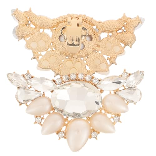 VANZACK Schuhclips mit Strasssteinen Abnehmbare Schmuckaccessoires für Damen Hochzeitsschuhe Vielseitige Dekoration für Pumps Sandalen High Heels Goldfarben VANZACK Schuhclips mit Strasssteinen Abnehmbare Schmuckaccessoires für Damen Hochzeitsschuhe Vielseitige Dekoration für Pumps Sandalen High Heels Goldfarben von VANZACK