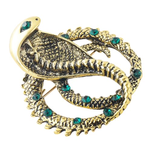VANZACK Snake Brosche Mit Strasssteinen Vintage Anstecknadel Für Damen Brosche Für Kleidung Schals Und Hüte Als Für Besondere Anlässe von VANZACK