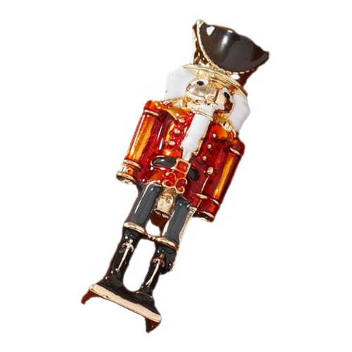 VANZACK Soldaten Brosche Süße Anstecknadel für Weihnachten Dekorative Kleidungsnadel mit Einzigartigem Design Langlebiges Accessoire für Festliche Outfits von VANZACK