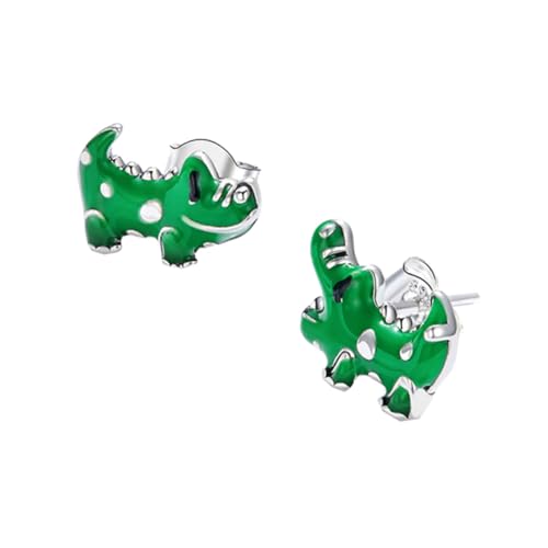 VANZACK Sterlingsilber Kleine Krokodil Ohrstecker Mädchen Ohrschmuck Kreatives Design Hautfreundlich Langlebig Für Alltag Party Festival Schmuck von VANZACK