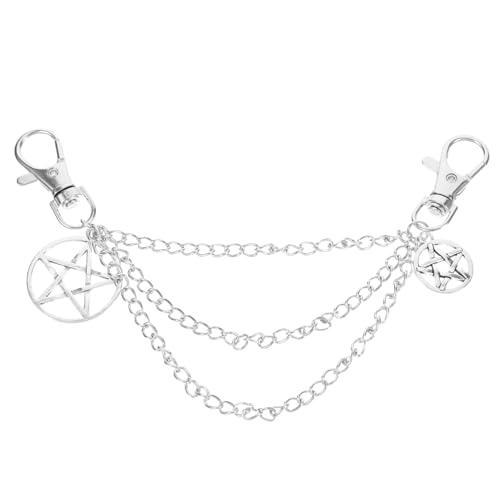 VANZACK Stiefelkette für Sneaker Fünfzackige Stern Schuhanhänger Langlebigem Schuhdekoration für Damen Herren für Styles von VANZACK